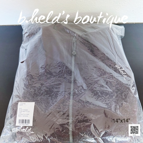 lululemon Scuba Oversized Funnel Neck Full-Zip *Long in Espresso Size XS/S NWT - Picture 15 of 16